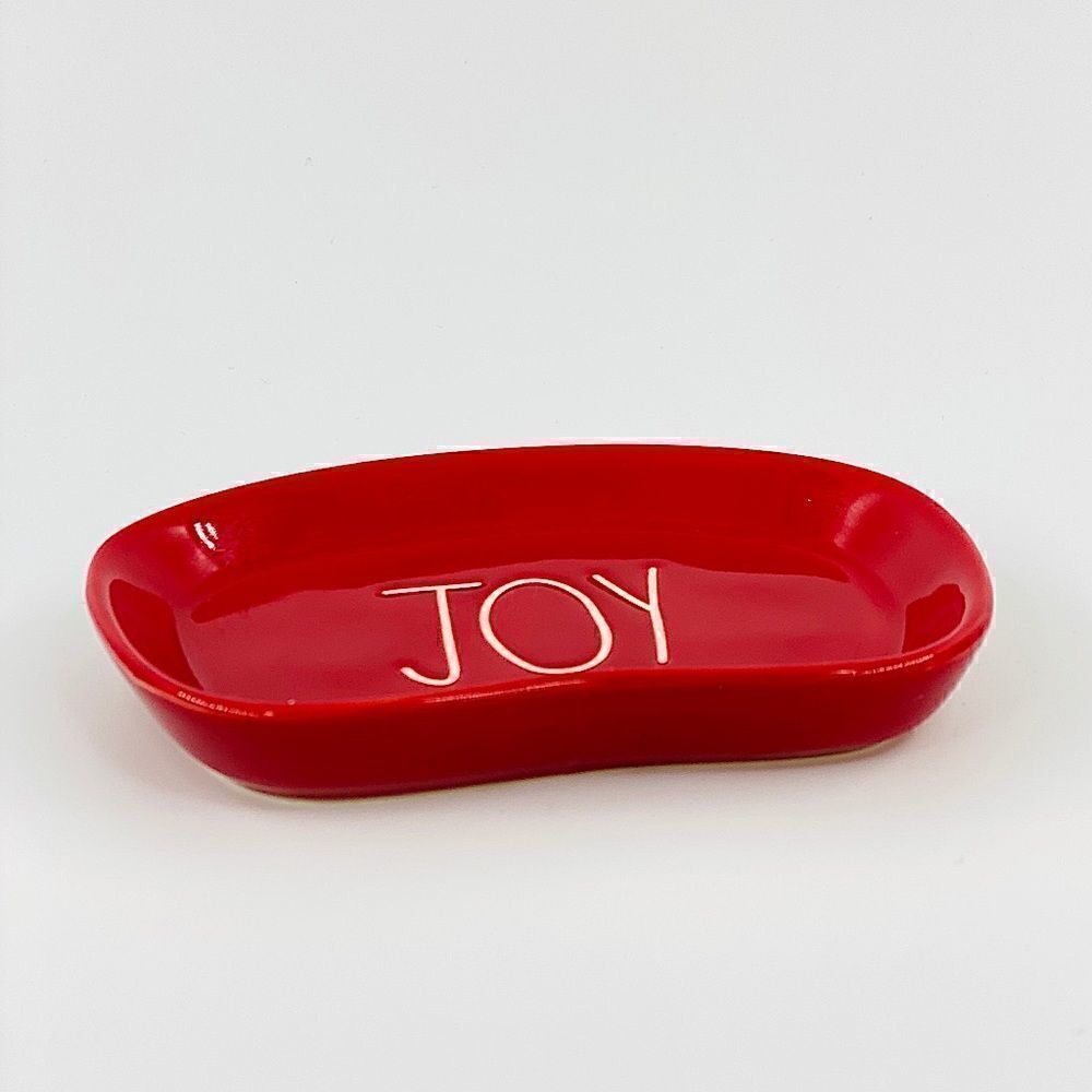 Rae Dunn Red Joy Soap Dish - Picture 4 of 6